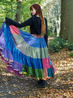 The TwoSisters Plus Size|Zijden Rokken-Zijden Gypsy Rok 422