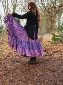 The TwoSisters Plus Size|Zijden Rokken-Zijden Gypsy Rok 227