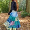 The TwoSisters Zijden Rokken|Plus Size-Zijden Gypsy Rok 402