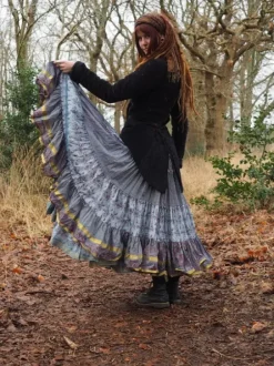 The TwoSisters Plus Size|Zijden Rokken-Zijden Gypsy Rok 219