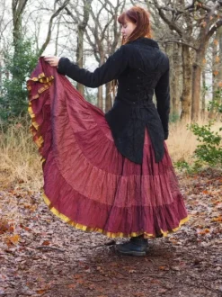The TwoSisters Plus Size|Zijden Rokken-Zijden Gypsy Rok 272