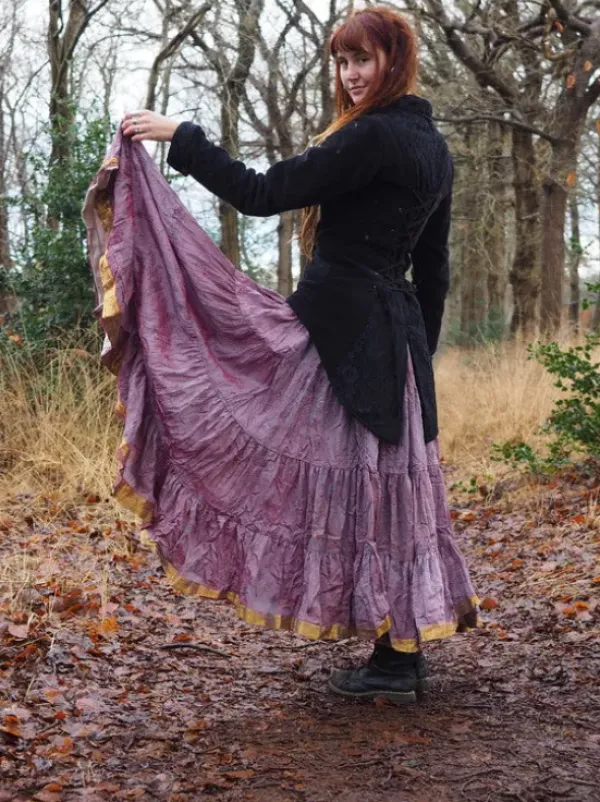 The TwoSisters Plus Size|Zijden Rokken-Zijden Gypsy Rok 285