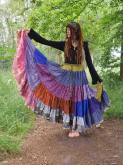 The TwoSisters Plus Size|Zijden Rokken-Zijden Gypsy Rok 340