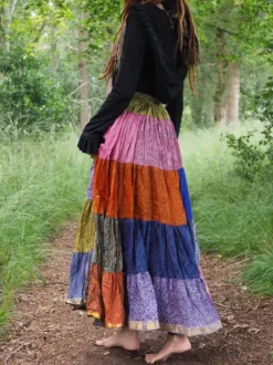 The TwoSisters Plus Size|Zijden Rokken-Zijden Gypsy Rok 340