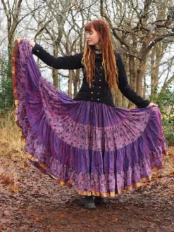 The TwoSisters Plus Size|Zijden Rokken-Zijden Gypsy Rok 280