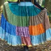 The TwoSisters Plus Size|Zijden Rokken-Zijden Gypsy Rok 412