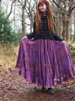 The TwoSisters Zijden Rokken|Plus Size-Zijden Gypsy Rok 263