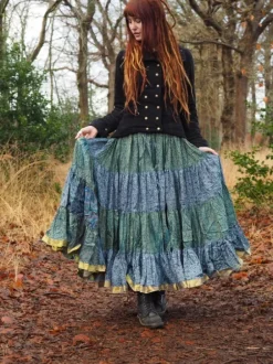 The TwoSisters Plus Size|Zijden Rokken-Zijden Gypsy Rok 260