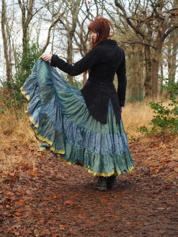 The TwoSisters Plus Size|Zijden Rokken-Zijden Gypsy Rok 260