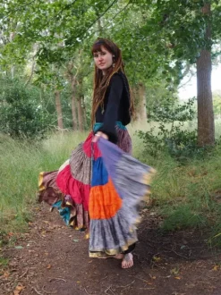 The TwoSisters Plus Size|Zijden Rokken-Zijden Gypsy Rok 453