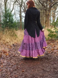 The TwoSisters Plus Size|Zijden Rokken-Zijden Gypsy Rok 276