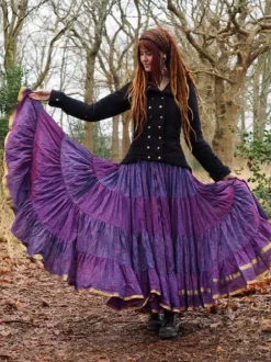 The TwoSisters Plus Size|Zijden Rokken-Zijden Gypsy Rok 216