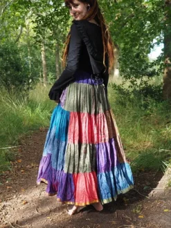 The TwoSisters Plus Size|Zijden Rokken-Zijden Gypsy Rok 447