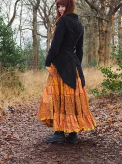 The TwoSisters Plus Size|Zijden Rokken-Zijden Gypsy Rok 271