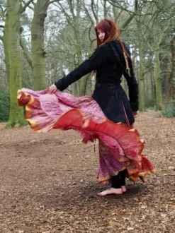 The TwoSisters Plus Size|Zijden Rokken-Zijden Gypsy Rok 15