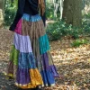 The TwoSisters Plus Size|Zijden Rokken-Zijden Gypsy Rok 423
