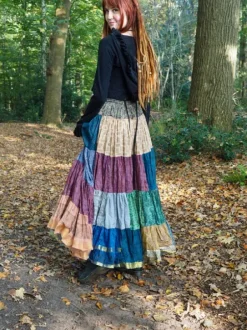 The TwoSisters Plus Size|Zijden Rokken-Zijden Gypsy Rok 401